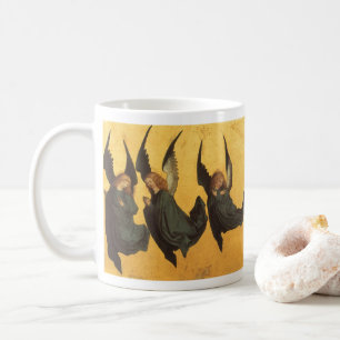 Trio der Renaissance-Engel von Meister des Hausbuc Kaffeetasse