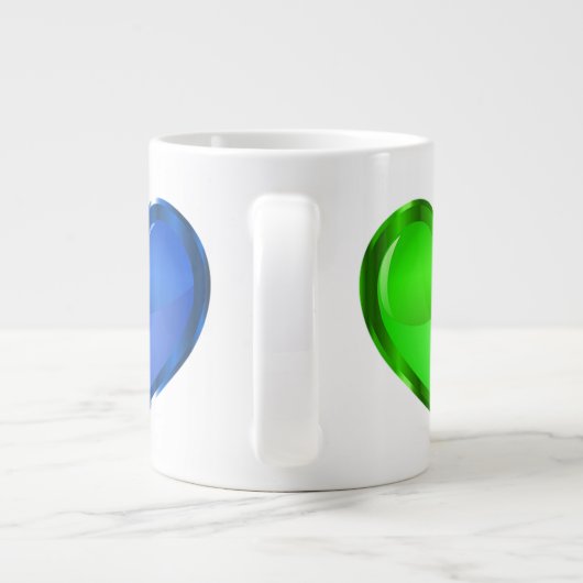 Trio der Ruhe Jumbo-Tasse (Rückseite)