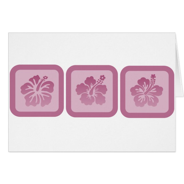 Trio des Hibiskus (Vorderseite (Horizontal))