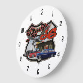 Trio des Weg-66 Große Wanduhr (Winkel)