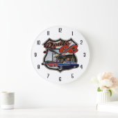 Trio des Weg-66 Große Wanduhr (Zuhause)