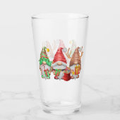Trio Drink Glass von North Pole Gnomes Glas (Rückseite)