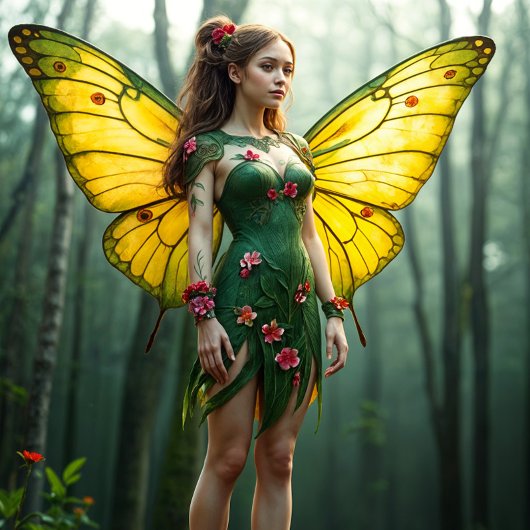 Trio Fairy Decoupage Packpapier Geschenkpapier Set