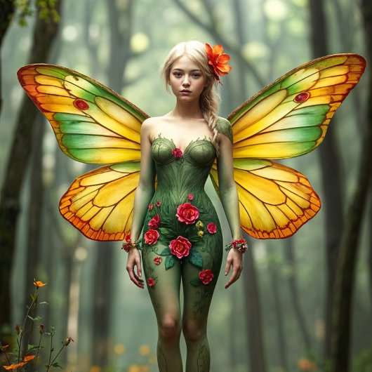 Trio Fairy Decoupage Packpapier Geschenkpapier Set