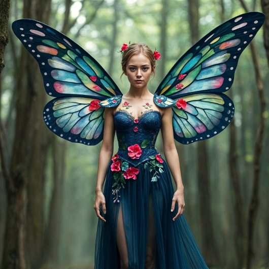 Trio Fairy Decoupage Packpapier Geschenkpapier Set