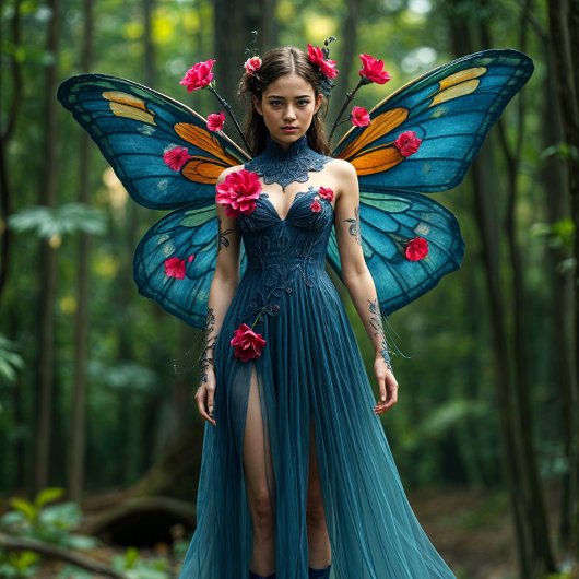 Trio Fairy Decoupage Packpapier Geschenkpapier Set