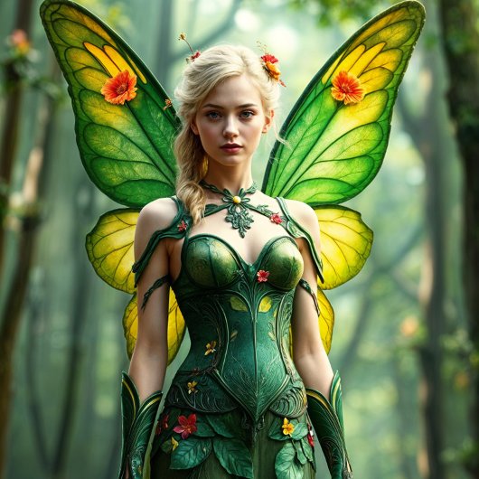 Trio Fairy Decoupage Packpapier Geschenkpapier Set