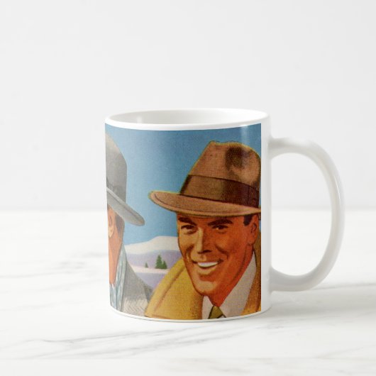 Trio-Fedora der 50er Jahre Kaffeetasse (Rechts)