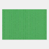 Trio hübsche Weihnachtslieder Geschenkpapier Set (Vorderseite 2)