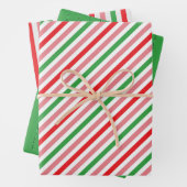 Trio hübsche Weihnachtslieder Geschenkpapier Set (Beispiel)