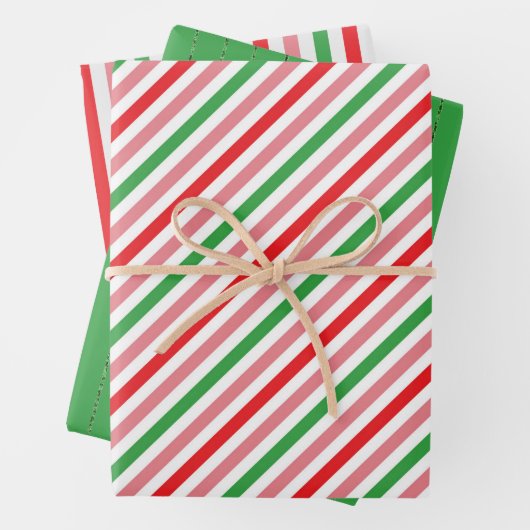 Trio hübsche Weihnachtslieder Geschenkpapier Set (Beispiel)