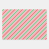 Trio hübsche Weihnachtslieder Geschenkpapier Set (Vorderseite)