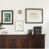 Trio im Fenster flüstern Poster