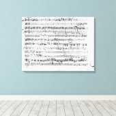 Trio in E-Dur "Kegelstatt" Leinwanddruck (Insitu (Holzboden))