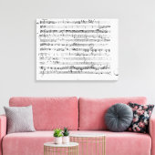 Trio in E-Dur "Kegelstatt" Leinwanddruck (Insitu (Wohnzimmer))