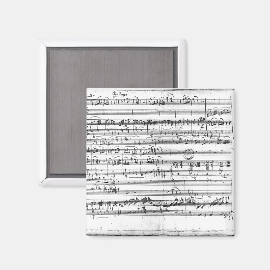 Trio in E-Dur "Kegelstatt" Magnet (Vorderseite/Rückseite)