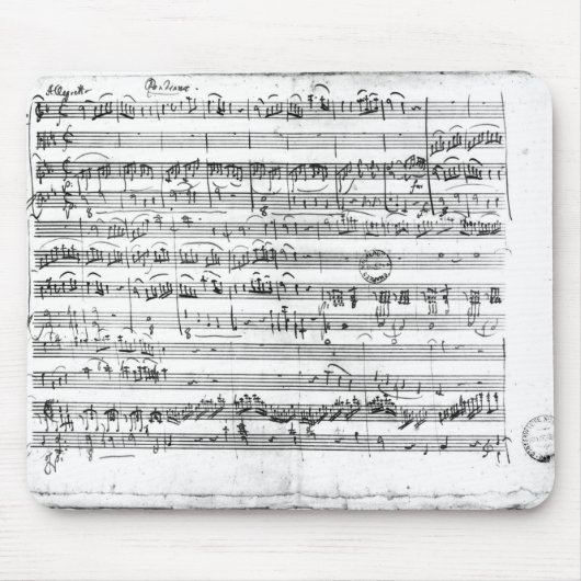 Trio, in E Major 'Kegelstatt flach Mousepad (Vorne)