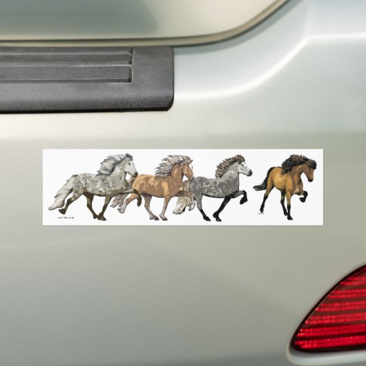 Trio in Tolt Autoaufkleber (Auf Auto)