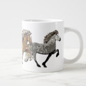 Trio in Tolt Jumbo-Tasse (Rechts)