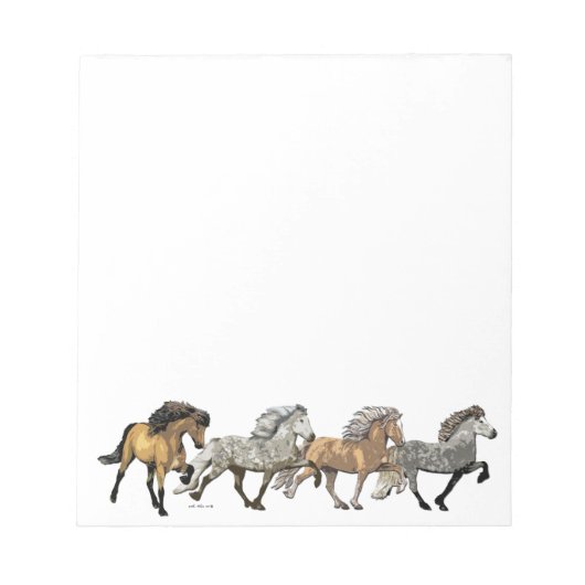 Trio in Tolt Notizblock (Vorderseite)