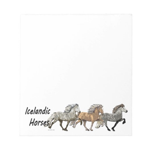 Trio in Tolt Notizblock (Vorderseite)