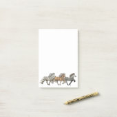 Trio in Tolt Post-it Klebezettel (Auf Schreibtisch)