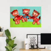 Trio kitten poster (Heimbüro)
