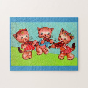 Trio kitten puzzle