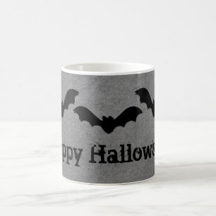 Trio of Bats Halloween Tasse, grau Kaffeetasse