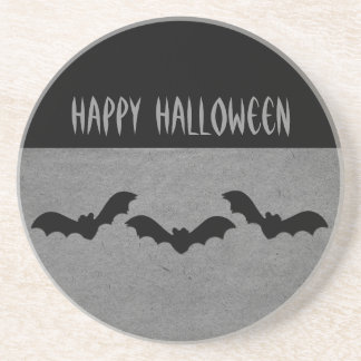 Trio of Bats Halloween Untersetzer, grau Sandstein Untersetzer