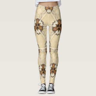 Trio of Bees for All Biene Lovers Leggings