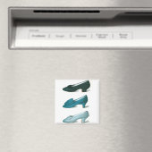 Trio of Blue Shoes Magnet (In Situ (Geschirrspüler))
