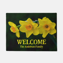 Trio of Daffodils Door Mat Fußmatte