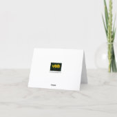 Trio of Daffodils Grußkarte Karte (Rückseite)