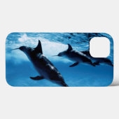 Trio of Dolphins Case-Mate iPhone Hülle (Rückseite (Horizontal))