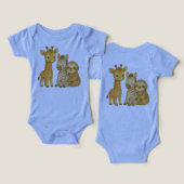 "Trio of Friends" T-Shirt (Design Vorderseite & Rückseite)