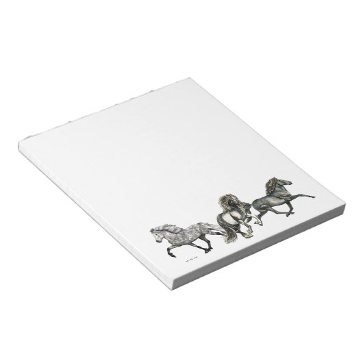 Trio of Icelandics Notizblock (angewinkelt)