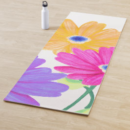 Trio of Joy: Bright Floral  Yogamatte