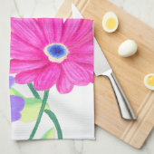 Trio of Joy: Helle Blume Geschirrtuch (Viertel Falte)