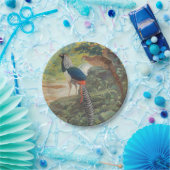 Trio of Lady Amherst mit Wasserfall Pappteller (Party)