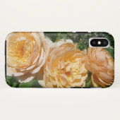 Trio of Peach Rose Floral Case-Mate iPhone Hülle (Rückseite (Horizontal))