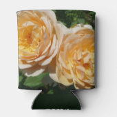 Trio of Peach Rose Floral Dosenkühler (Rückseite)