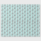 Trio of Pinguins Geschenkpapier (Flach)
