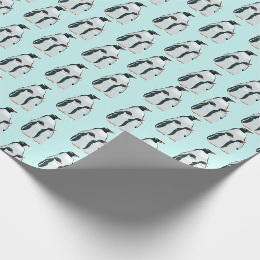 Trio of Pinguins Geschenkpapier (Ecke)