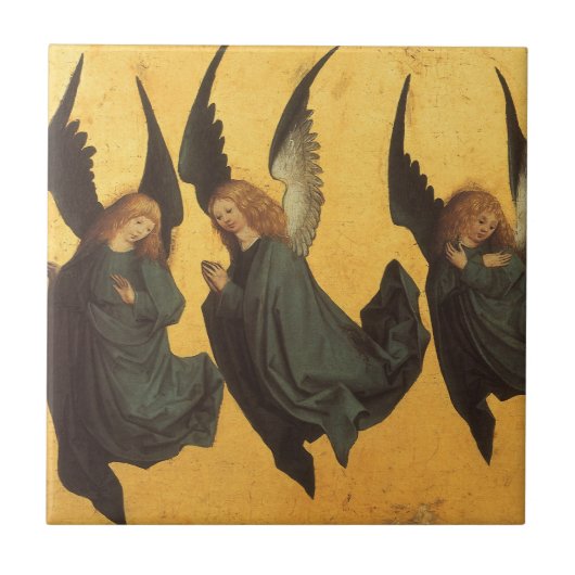Trio of Renaissance Angels by Master of Housebook Fliese (Vorderseite)