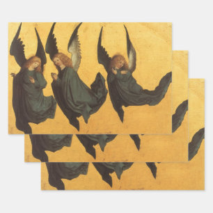 Trio of Renaissance Angels by Master of Housebook Geschenkpapier Set