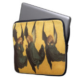 Trio of Renaissance Angels by Master of Housebook Laptopschutzhülle (Vorderseite Links)