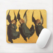 Trio of Renaissance Angels by Master of Housebook Mousepad (Mit Mouse)