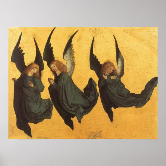 Trio of Renaissance Angels by Master of Housebook Poster (Vorne)