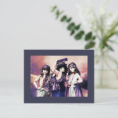 Trio of Sinti und Roma Children Postkarte (Stehend Vorderseite)